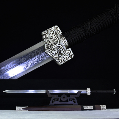 Folding pattern steel Han sword